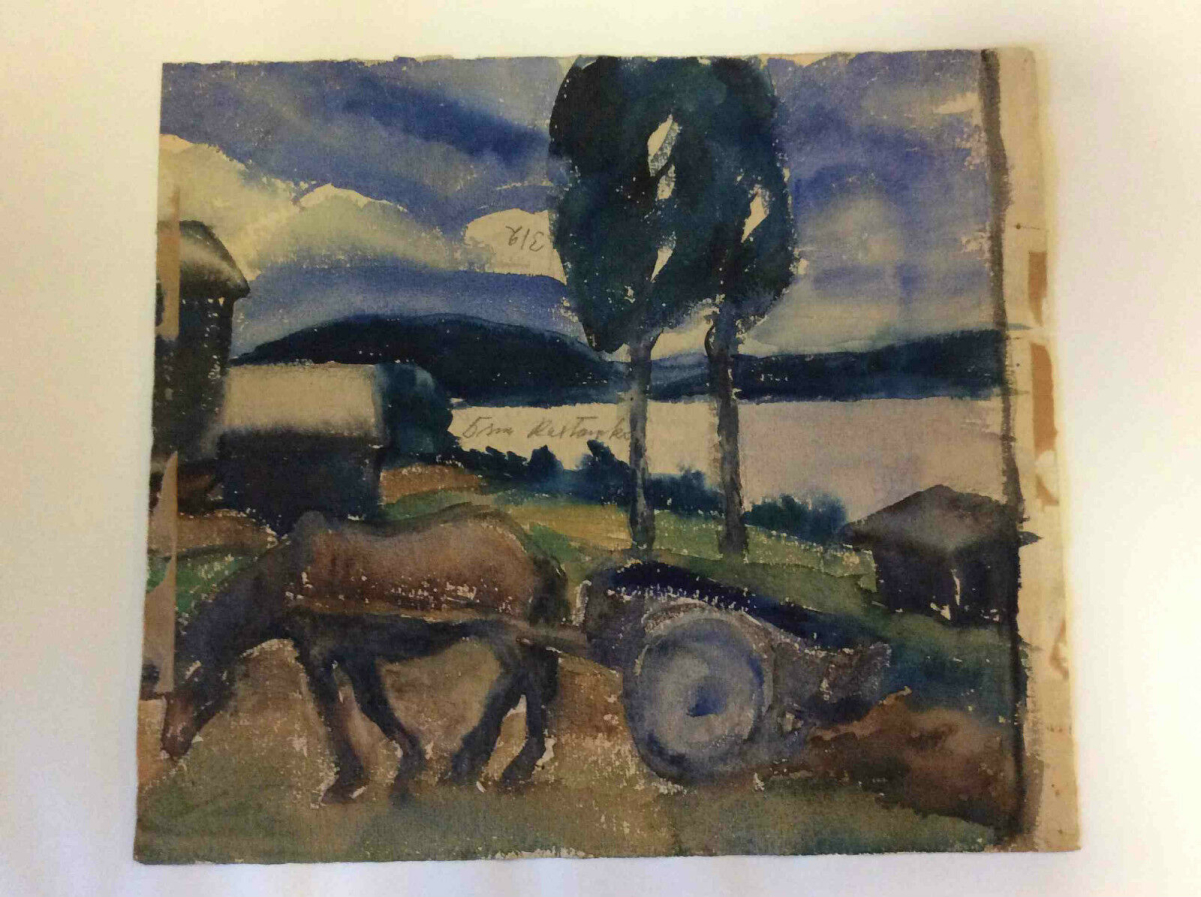 aquarelle_signee_en_bas_a_droite_illisible_datee_1917_?_cheval