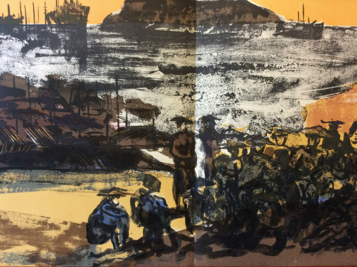 walter_spitzer_lithograhie_originale_les_conquerants_andre_malraux__