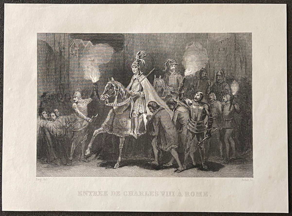 entree_de_charles_viii_a_rome_italie_lithographie_de_1850
