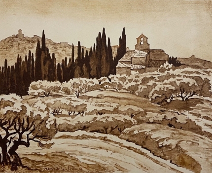 theziers_gard_la_chapelle_vers_1942_france_provence