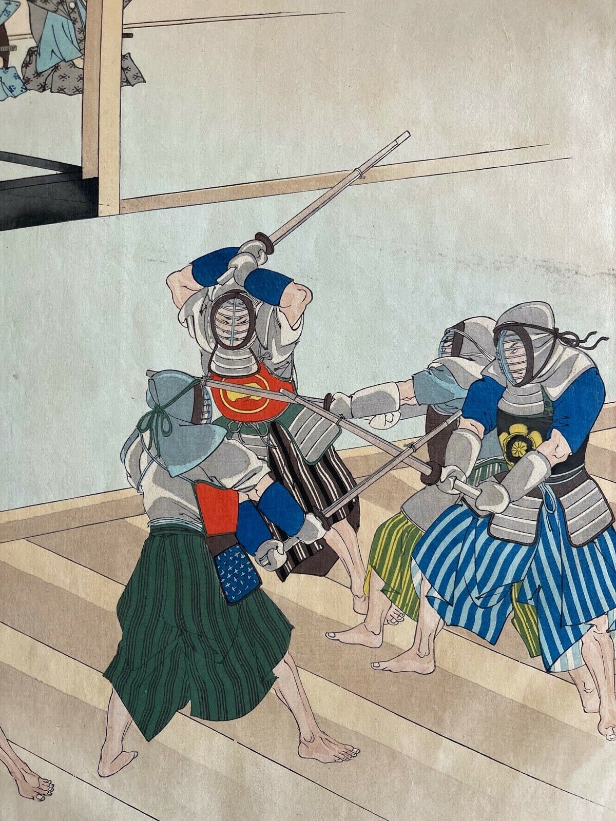 kendo_samourai_au_chateau_de_chiyoda_toyohara_chikanobu_1838-1912_japon_1897