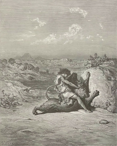 samson_terrasse_un_lion_gustave_dore_1874_jesus-christ