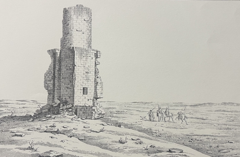 egypte_phare_de_taposiris_magna_abusir-mariout_vers_1825_retirage_1979