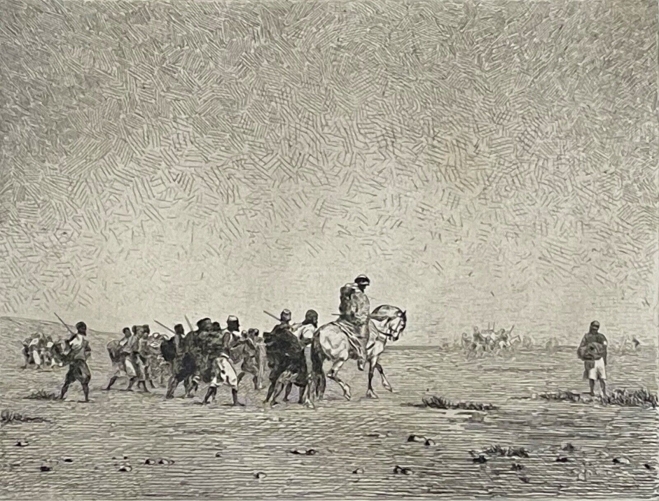 eugene_fromentin_1820-1876_milius_1881_marche_darabe_dans_le_desert