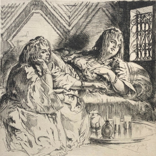 maroc__almery_lobel-riche_1880-1950__deux_femmes_de_la_societe_bourgeoise_de_fes