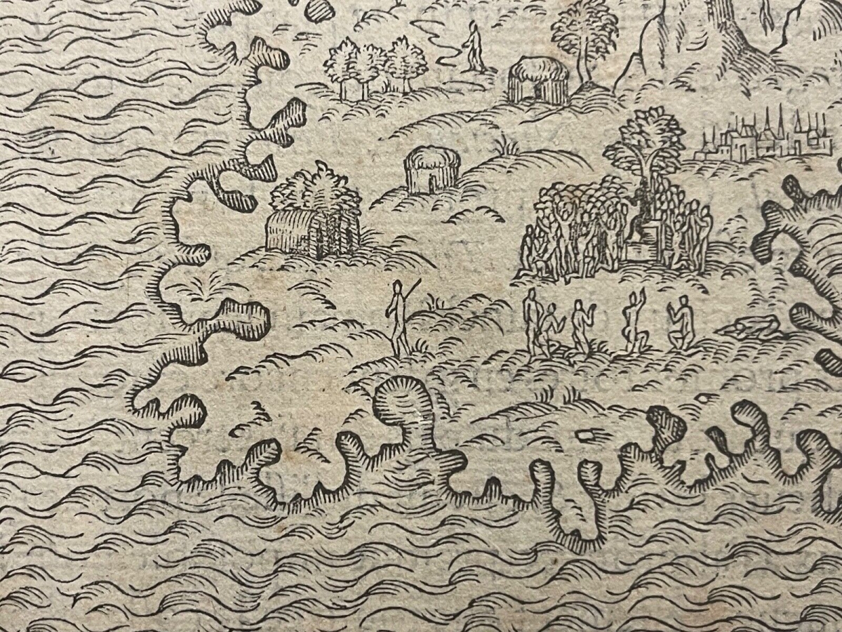 madagascar_1575_map_andre_thevet_woodcut_cosmographie_universelle_early_africa