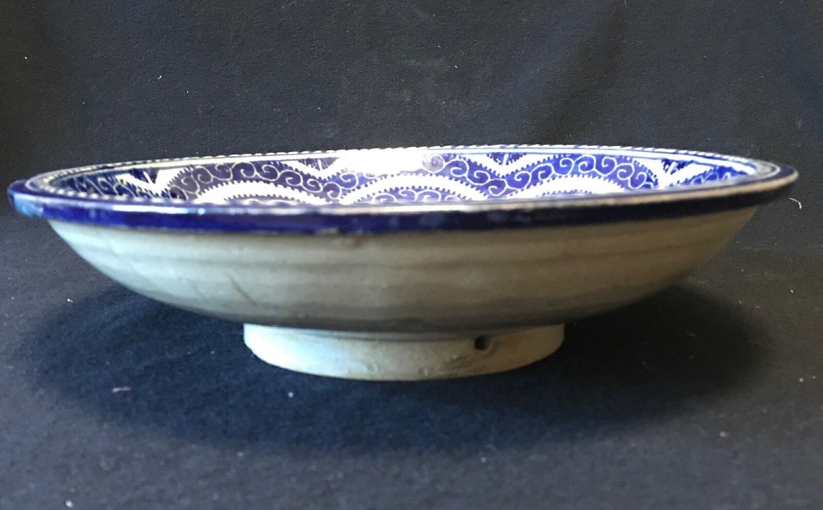 maroc,_fes__milieu_xxe,_plat_signe_diametre_28,5_cm_