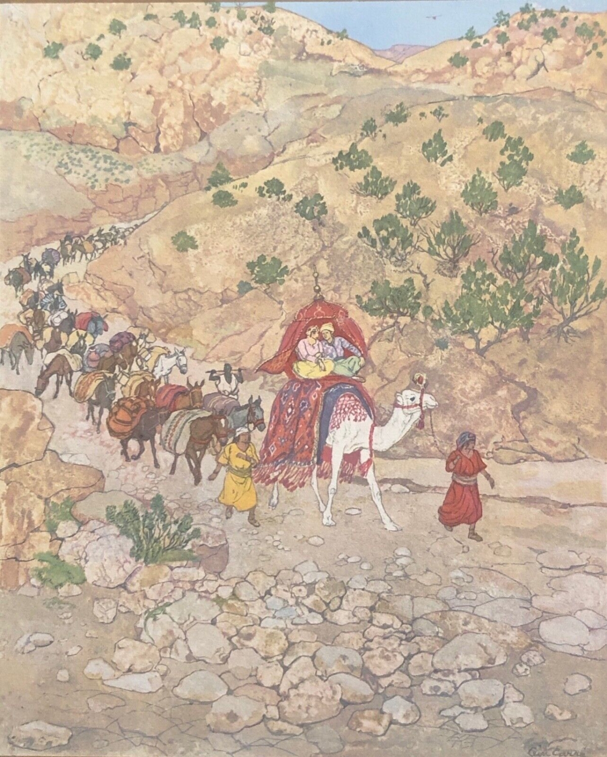 caravane_arabe_orfevre_les_mille_et_une_nuits_leon_carre_1926_orientalisme