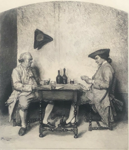 ernest_meissonier_partie_de_cartes_graveur_focillon_heliogravure_de_1910