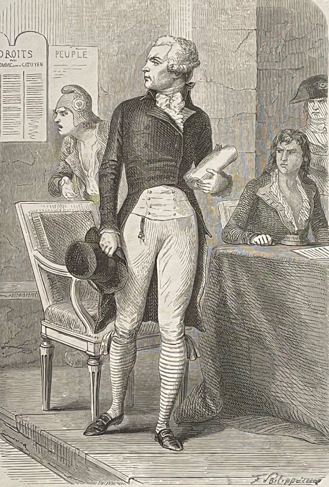 Quel A été Le Rôle De Robespierre Dans La Révolution Maximilien Robespierre 1758-1794 Terreur Révolution française 1854 France