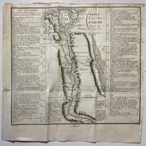 egypt_antique_map_1817_nile_delta_to_aswan_with_historical_french_notes