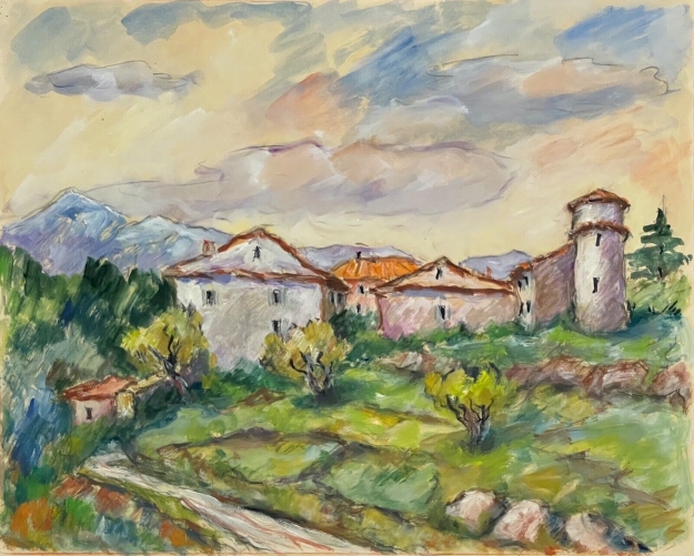 mas_de_provence_gouache_vers_1960_anonyme_france