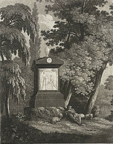 salomon_gessners_denkmal_bey_zürich_suisse_friedrich_christian_reinermann_c_1825