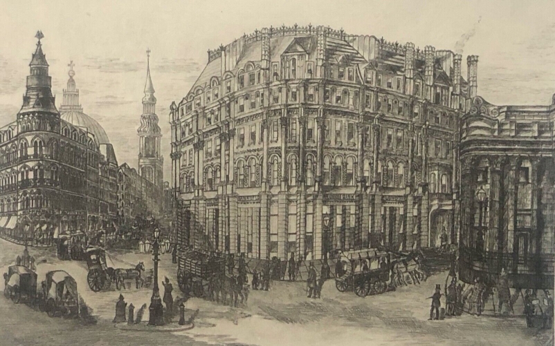 the_city_of_london_part_of_mansion_house_street_with_st__pauls_background_1888