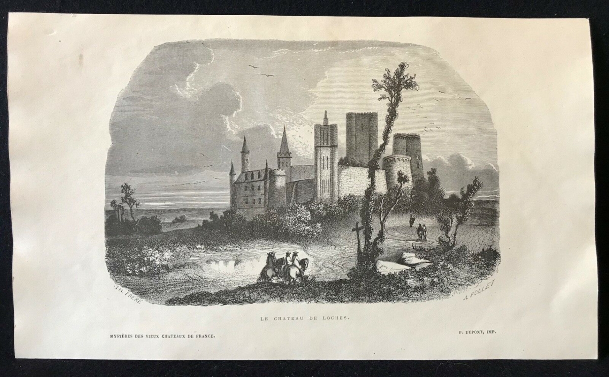chateau_de_loches_gravure_sur_acier_c_1860_collegiale_saint-ours_val_de_loire