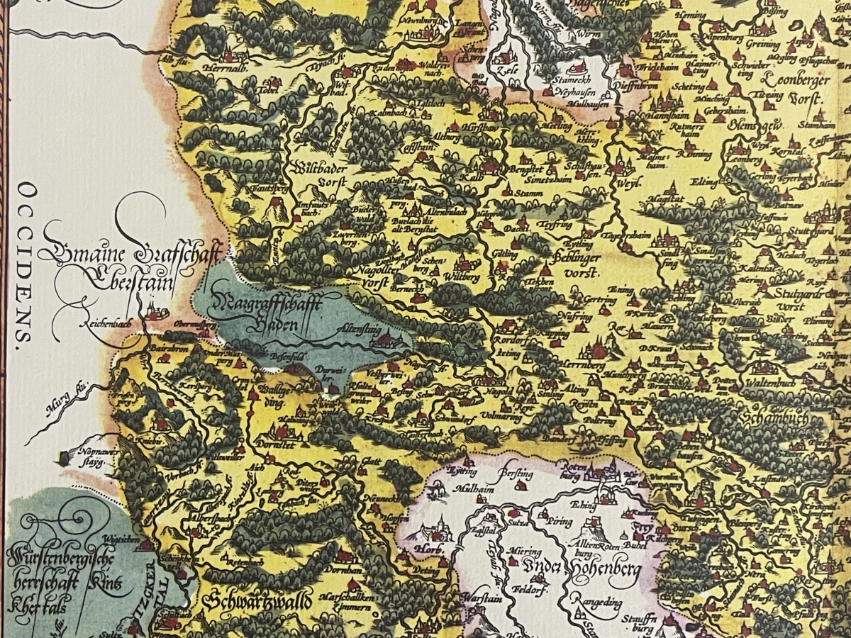 allemagne_wirtenberg_carte_abraham_ortelius_1584_tirage_de_1969_bade-wurtemberg