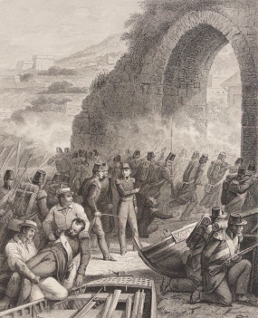 algerie__prise_de_bougie_1833_d???apres_horace_vernet_circa_1850__francais_contre_mezzaia_