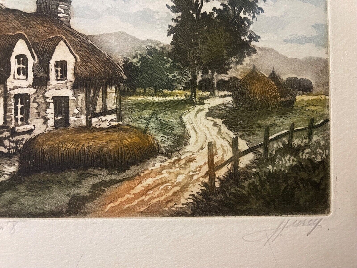 ferme_normandie_eau_forte_signee_vers_1930_france