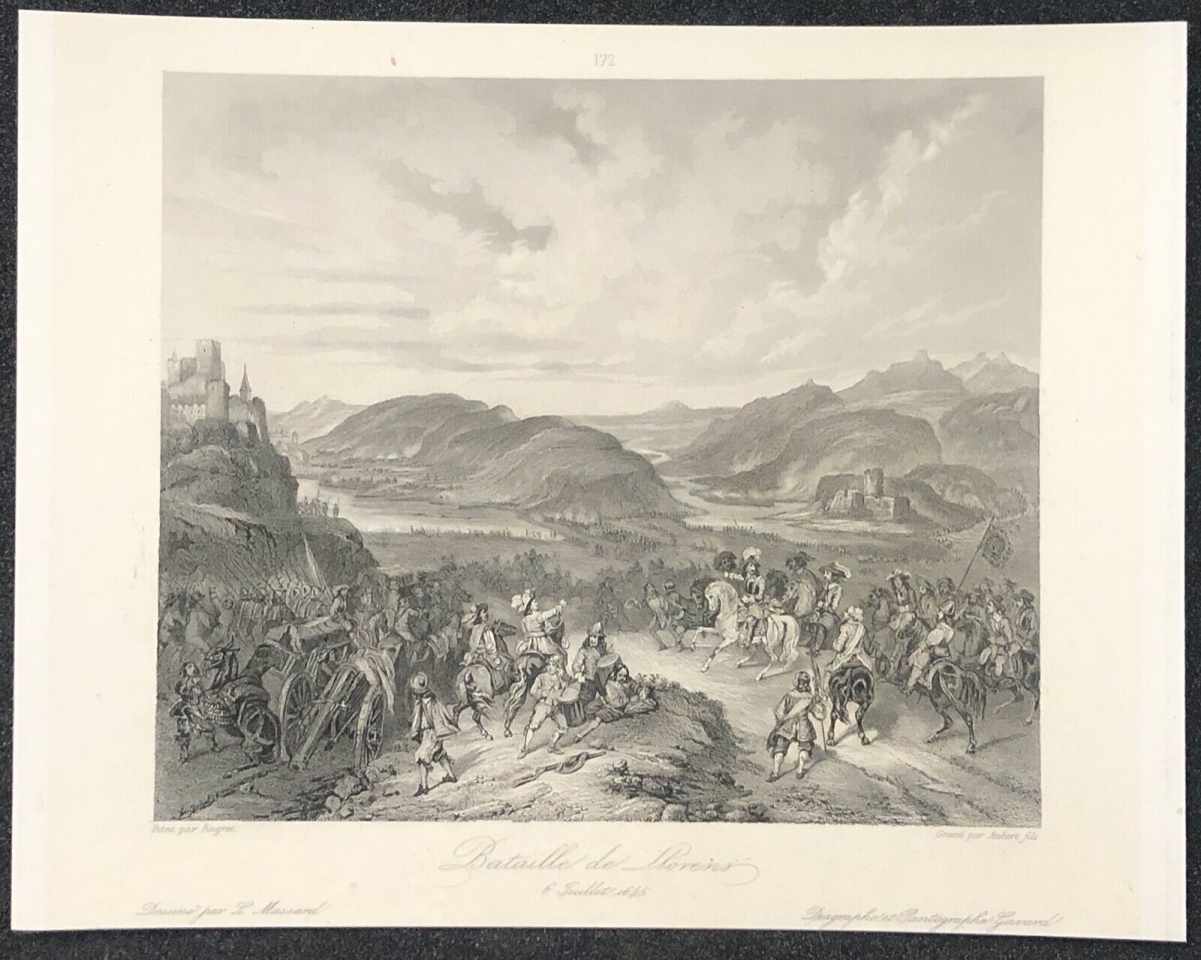 espagne_bataille_de_llorens_6_juillet_1645_catalogne_gravure_vers_1840