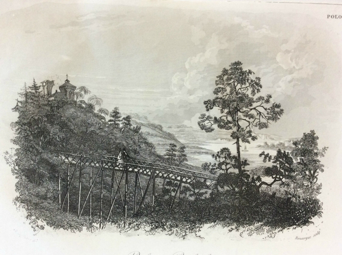 pologne_polska_widok_pulawy_parchatka_estampe_de_1835_par_rouargue
