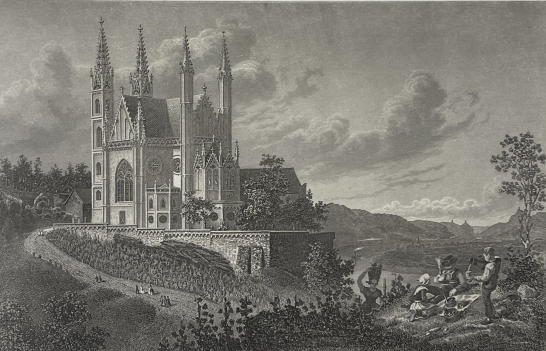 apolinaris_kirche_germany_c1850_antique_engraving_rhine_church_rhein_allemagne