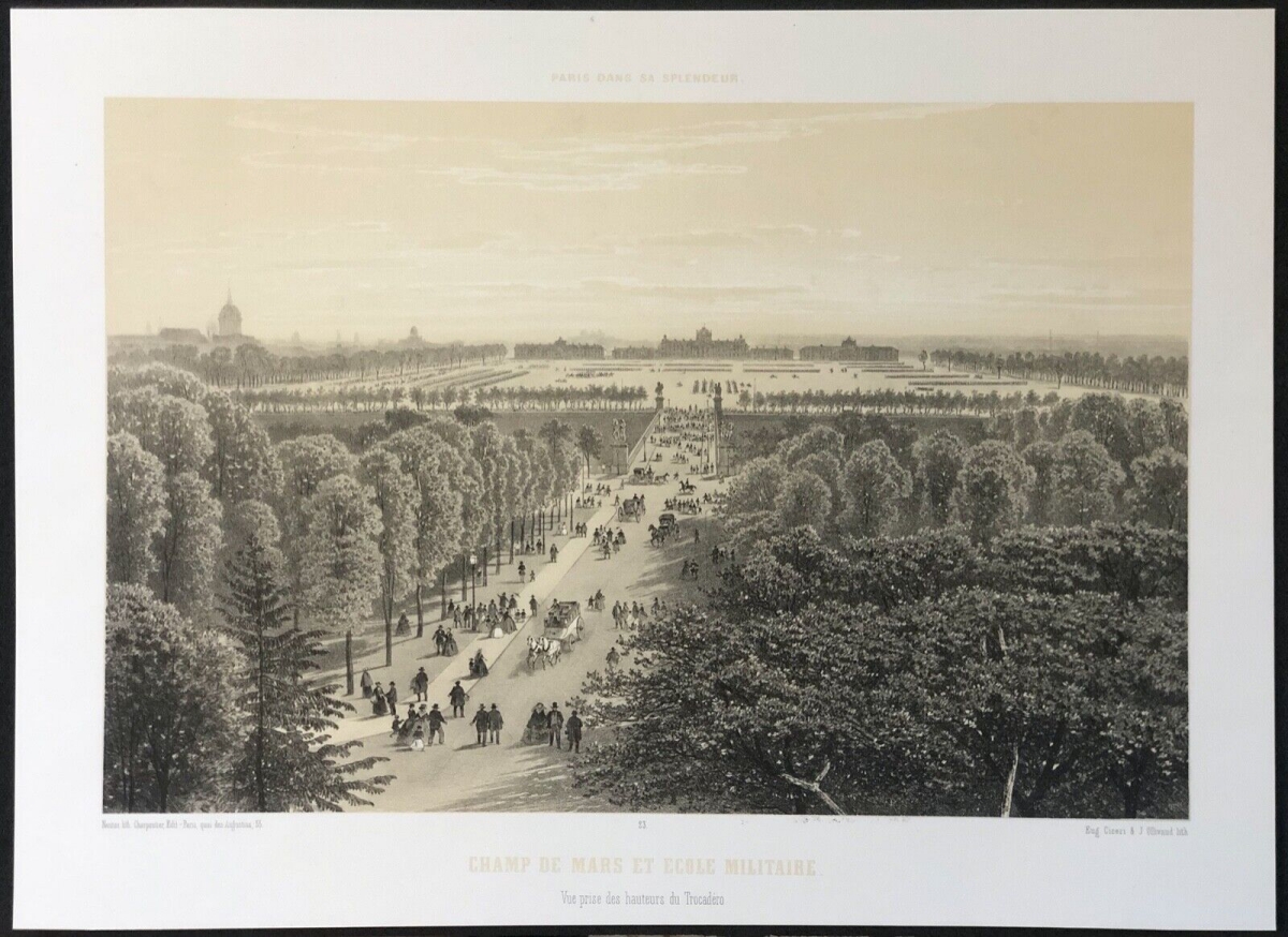paris_champ_de_mars_et_ecole_militaire_en_1866_grande_lithographie_france
