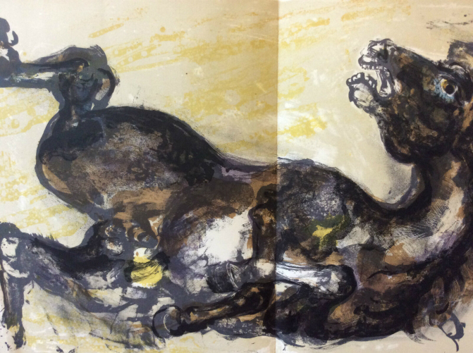 walter_spitzer_lithograhie_double_cheval_les_noyers_de_laltenburg_malraux