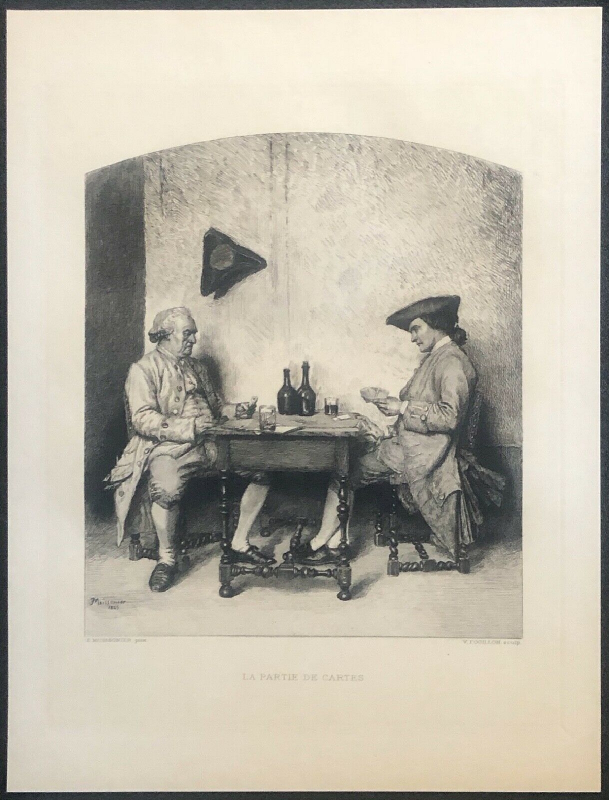 ernest_meissonier_partie_de_cartes_graveur_focillon_heliogravure_de_1910
