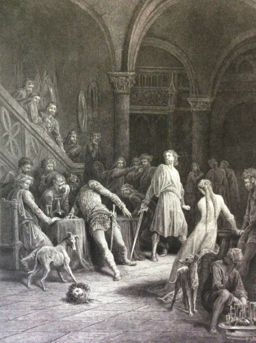 gustave_dore_gravure_les_idylles_du_roi_alfred_tennyson_1869_roi_arthur_xix_eme