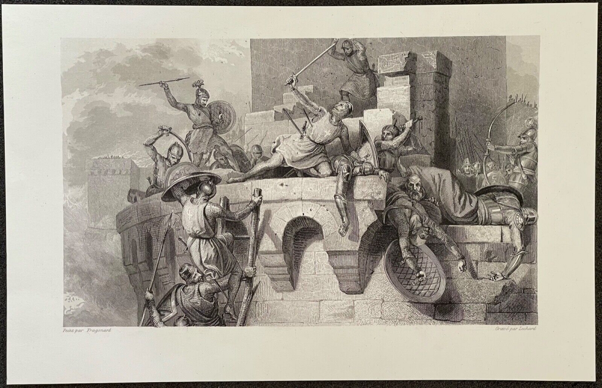 siege_ptolemais_acre_egypte_alberic_clement_1191_croisade_moyen_age_france_xix