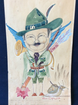 le_chasseur_aquarelle_humoristique_annotations_humour_anonyme