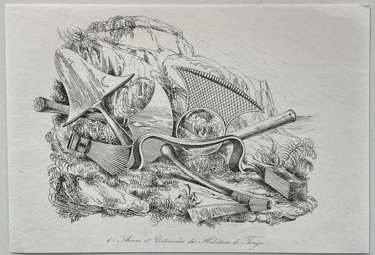 tonga_weapons_&_traditional_tools_engraving_polynesia_oceanie_1836