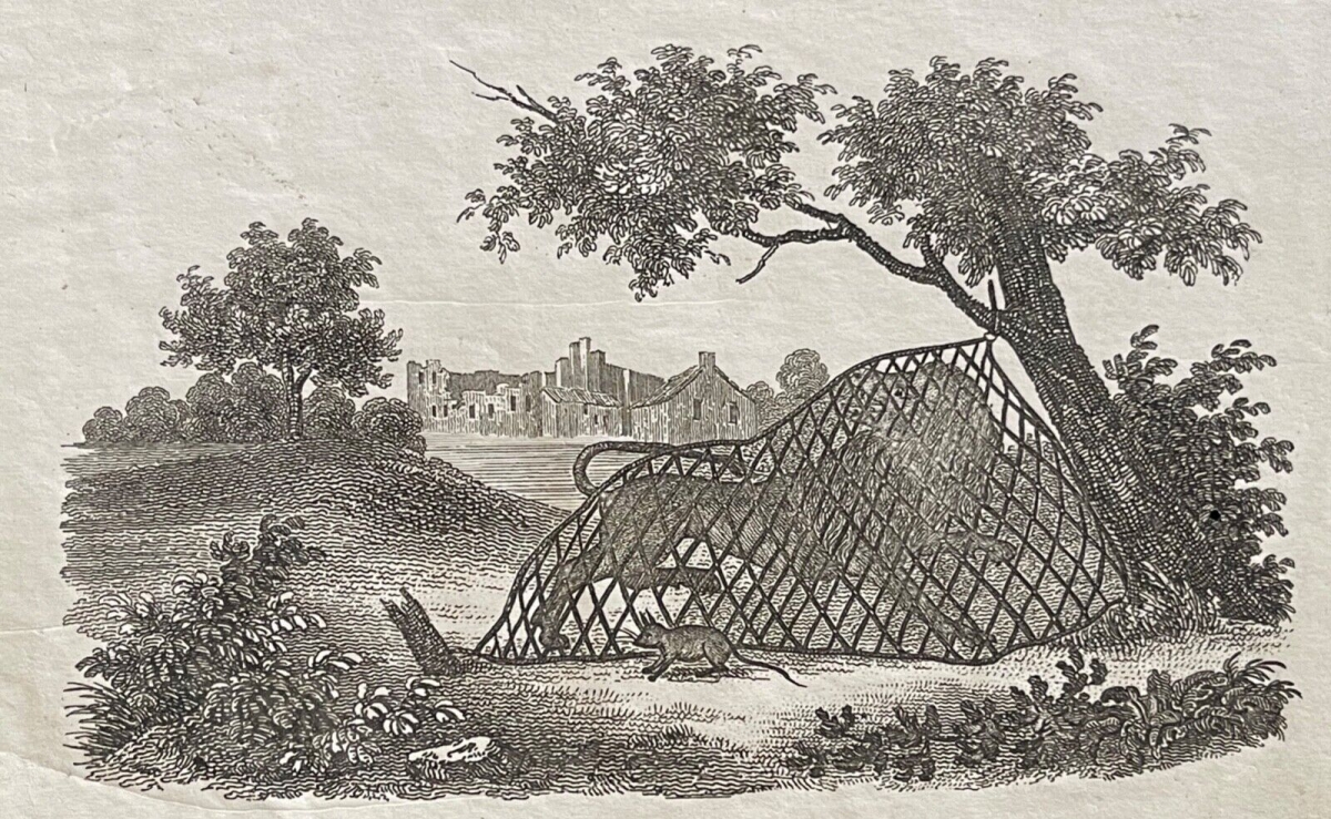 le_lion_et_le_rat_fable_la_fontaine_tirage_vers_1820