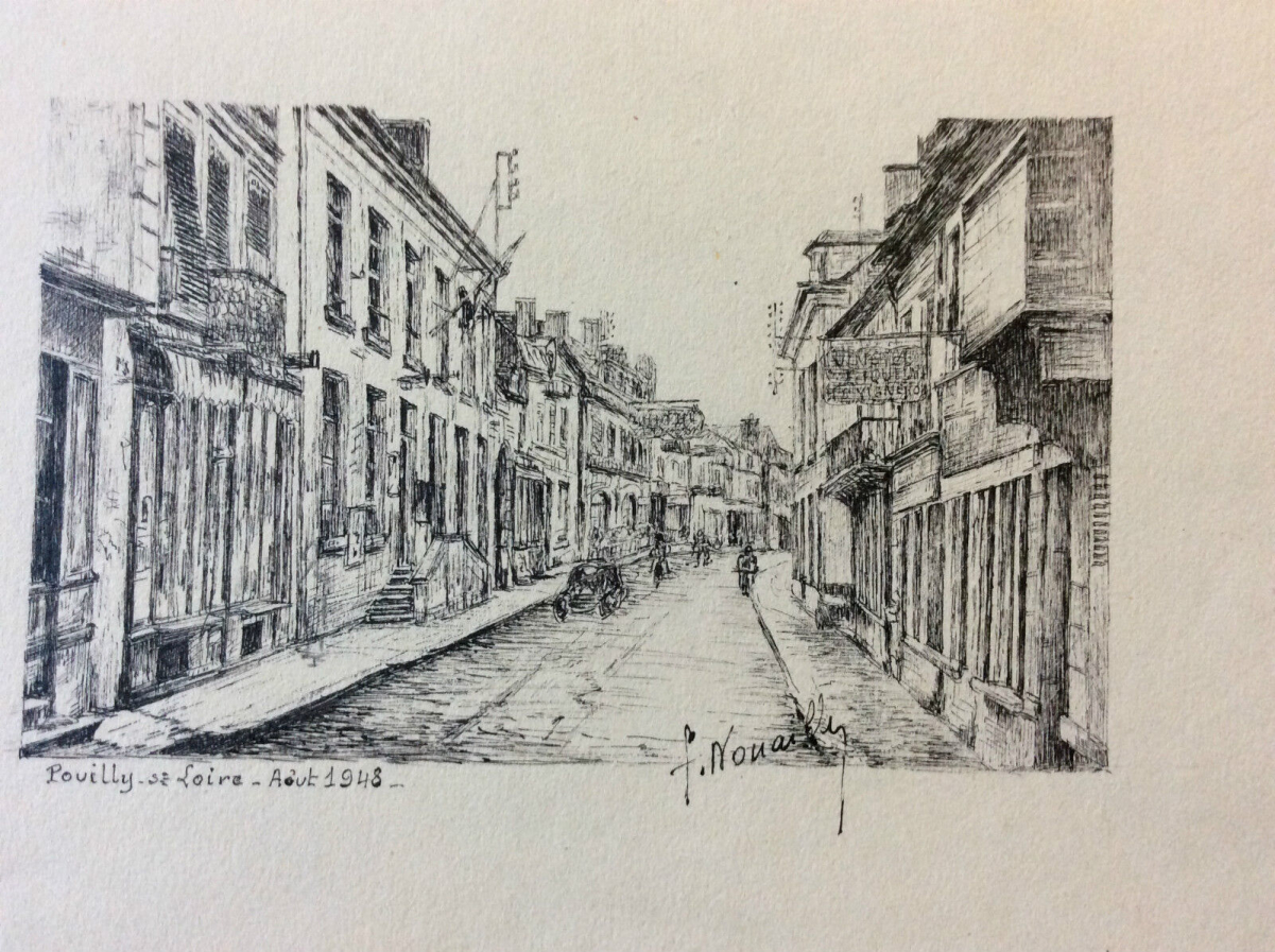 pouilly-sur-loire_nievre_dessin_a_lencre_signe_f_nouaille_1948___france