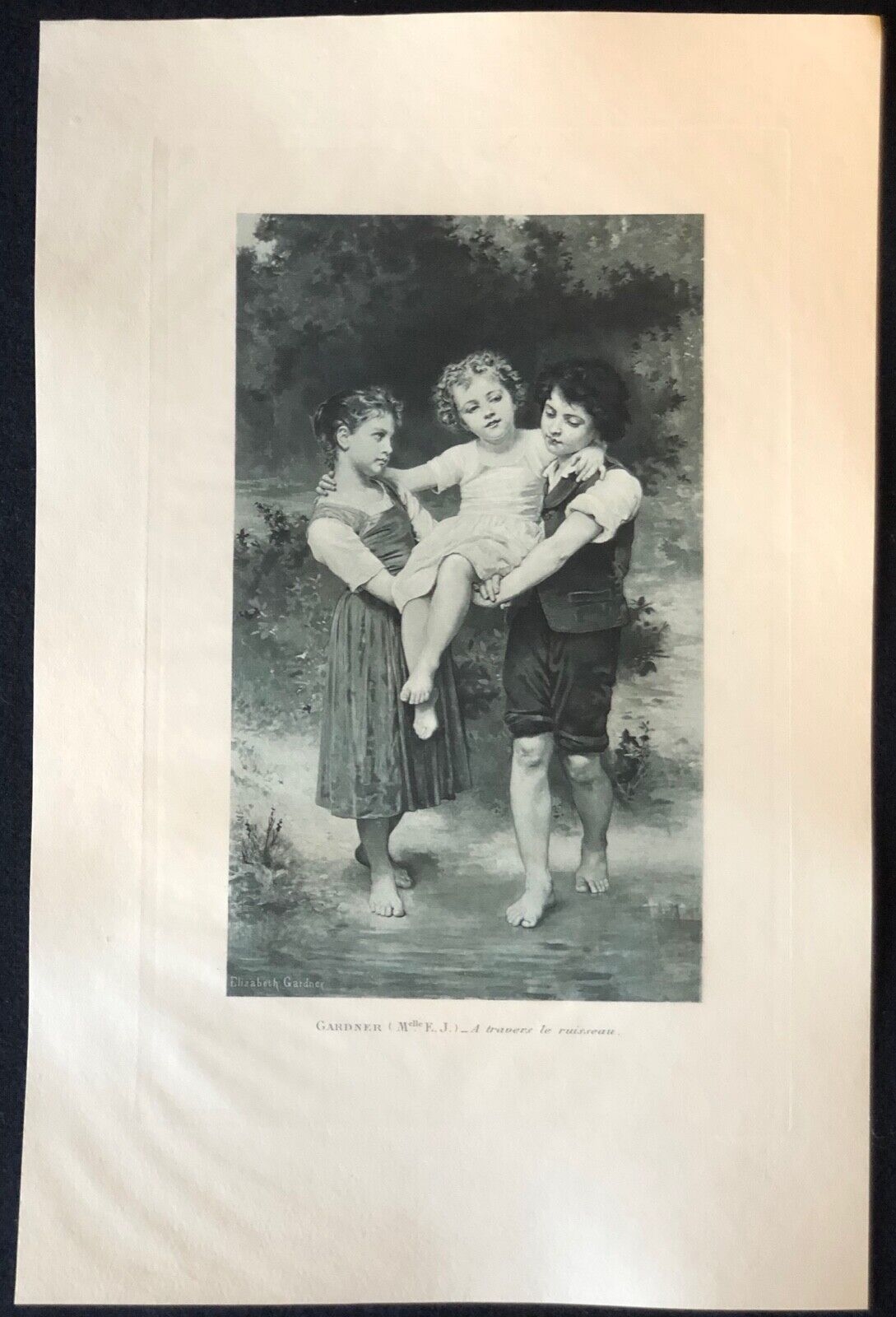 elizabeth_jane_bouguereau_1837-1922_garner_a_travers_le_ruisseau_enfant_xixe