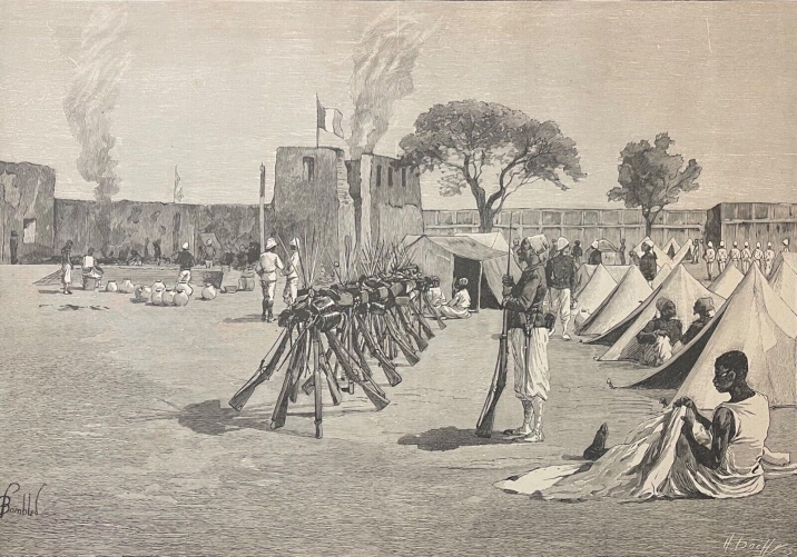 tirailleurs_senegalais_a_abomey_royaume_dahomey_benin_1895_afrique