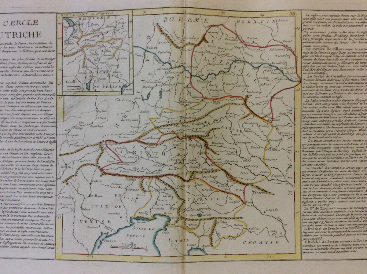 cercle_d_autriche_estampe_originale_de_1785_carinthie_osterreich