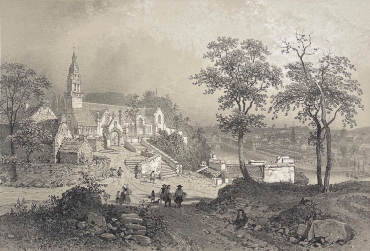 chateaulin_vers_1860_bretagne_finistere_lithographie_originale_france