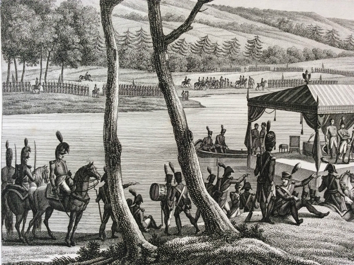 entrevue_des_deux_empereurs_1807_swebach_napoleon_bonaparte_revolution_1850