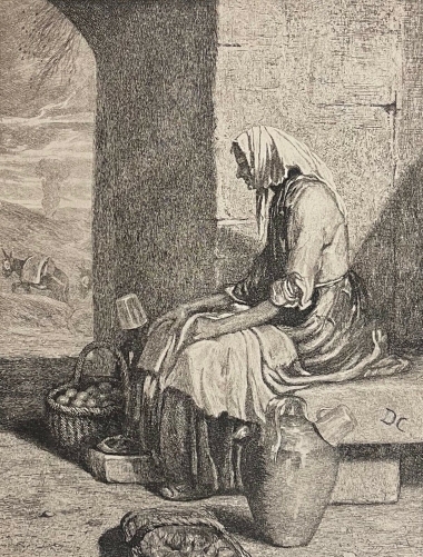 la_mendiante_alexandre_gabriel_decamps_grave_par_veyrassat_vers_1880_france