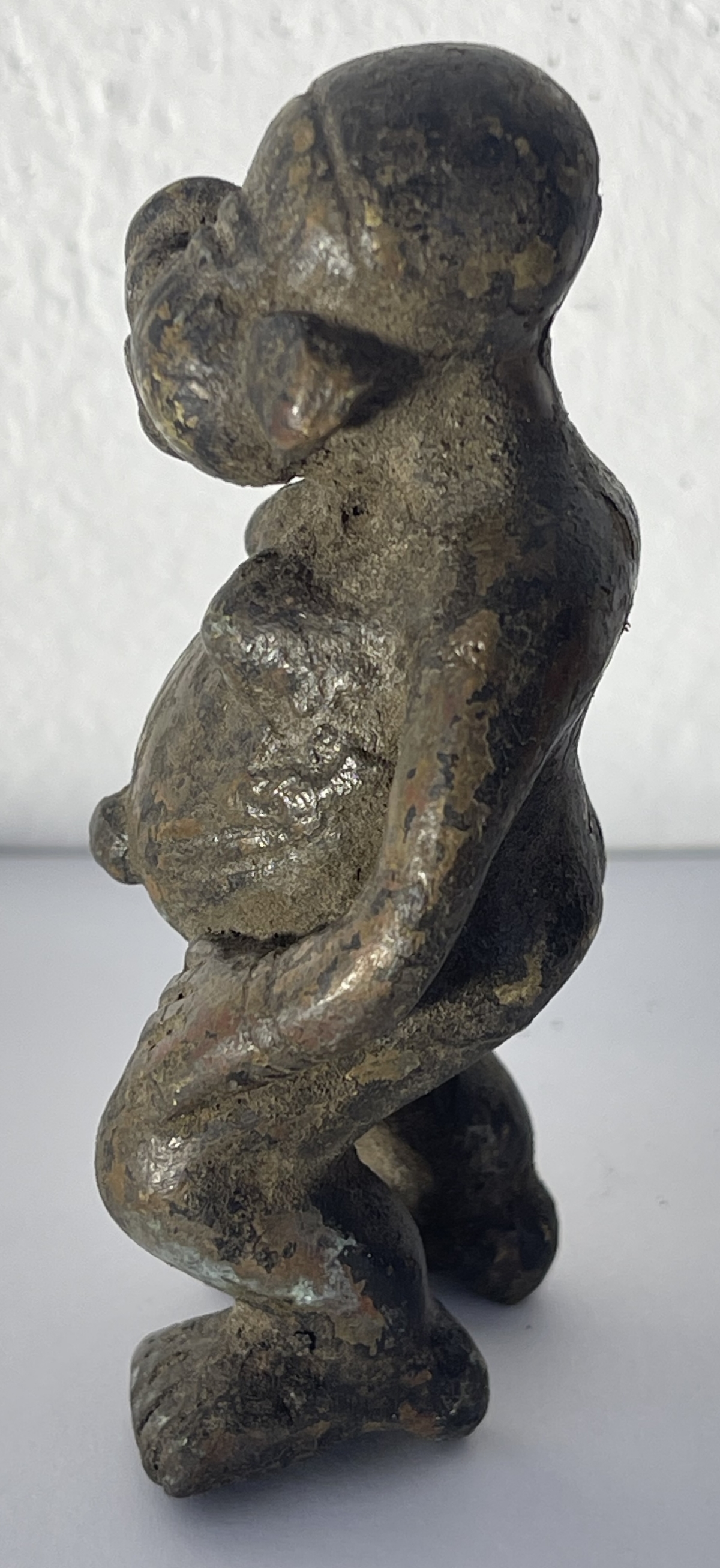 art_premier_statuette_bronze_tikar_cameroun_8,9_cm_afrique_animisme_animiste