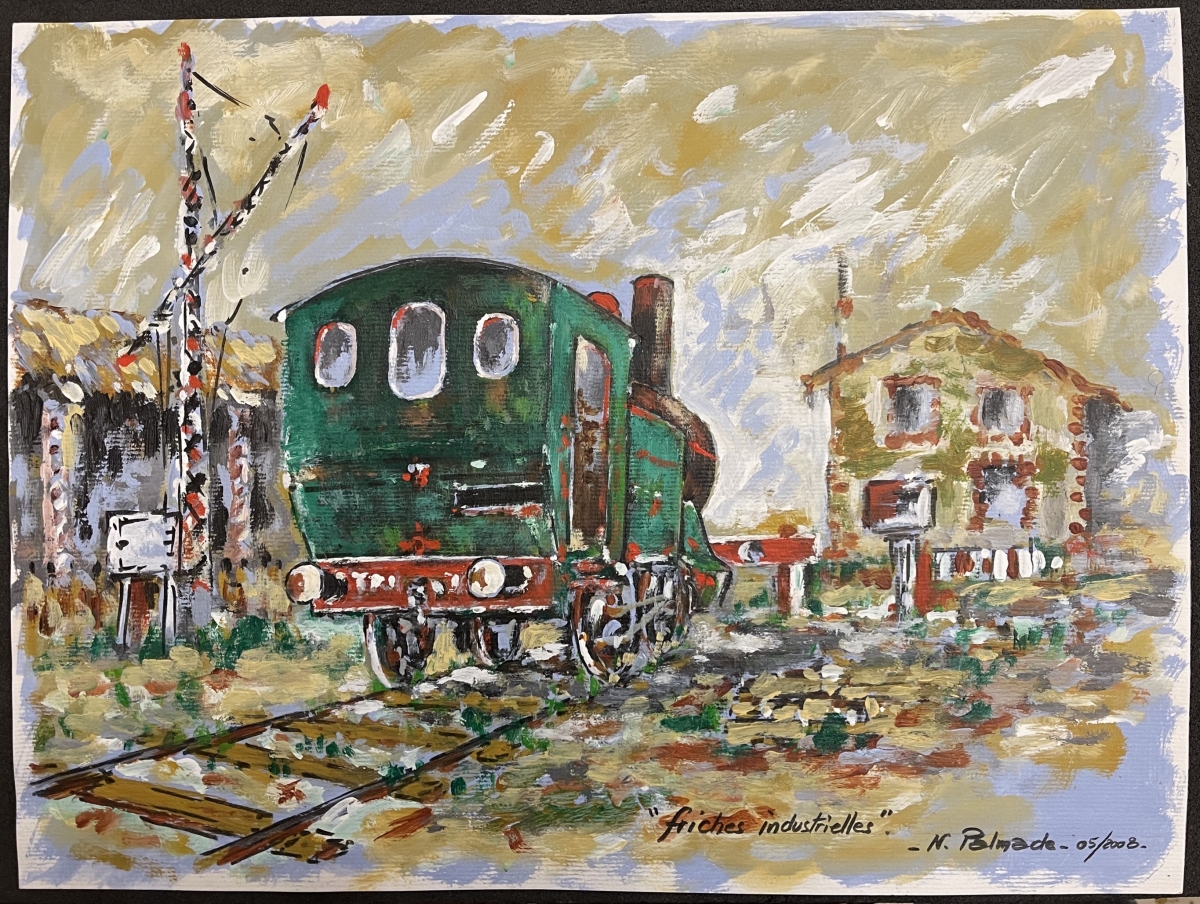 train_locomotive_sur_friches_industrielles_gouache_sur_papier_de_2008