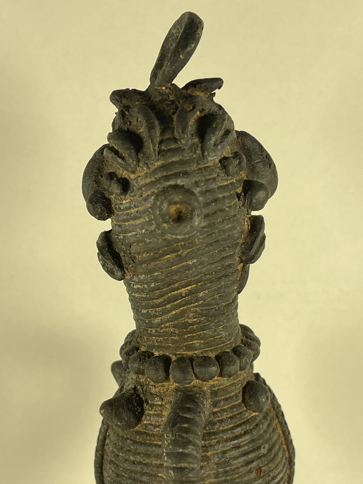 akan_statuette_janus_metal_ancien_homme_femme_double_figures_afrique