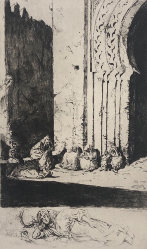 maroc,_fes,_bab_en-nouar_de_la_kasbah_1918__almery_lobel-riche_1880-1950_2e_