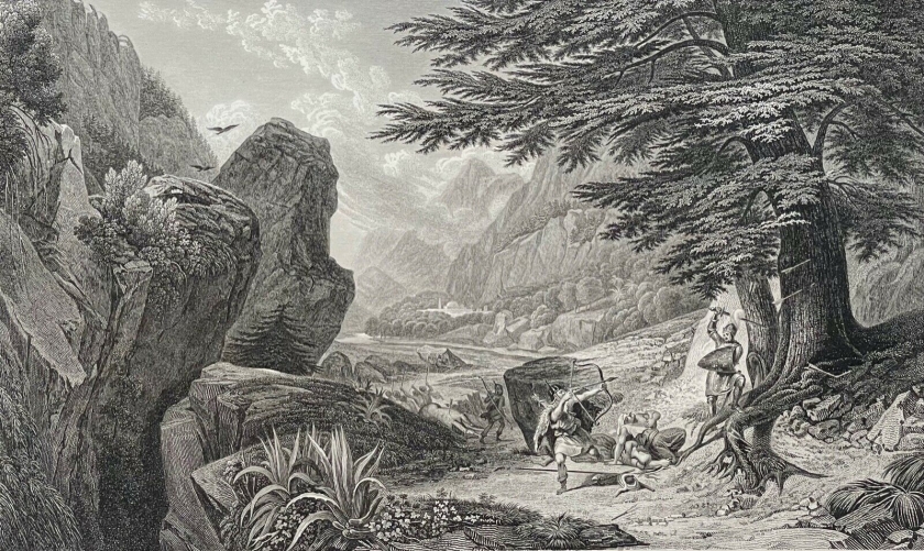 turquie_bataille_defile_de_pisidie_1148_roi_france_louis_vii_seldjoukides_c1840