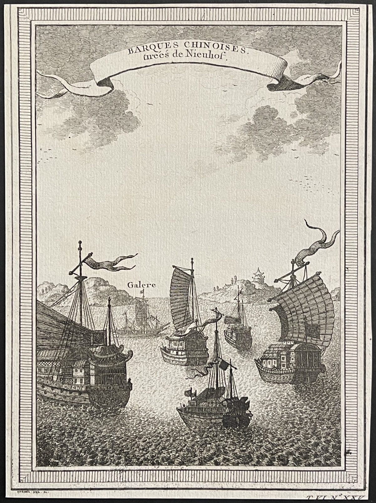 chine_barques_chinoises_gravure_de_chedel_1750_asie_asia_china