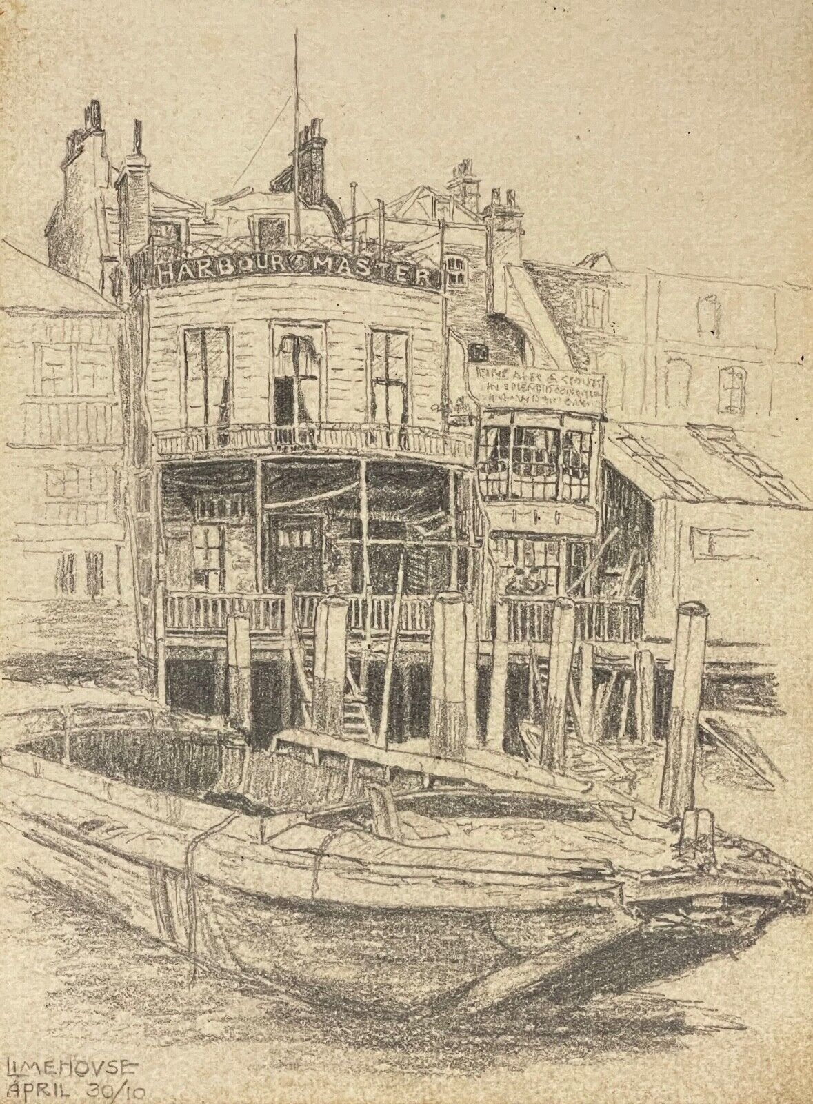 londres_limehouse_royaume-uni_dessin_graphite_originale_de_1910_tamise