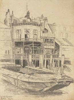 londres_limehouse_royaume-uni_dessin_graphite_originale_de_1910_tamise