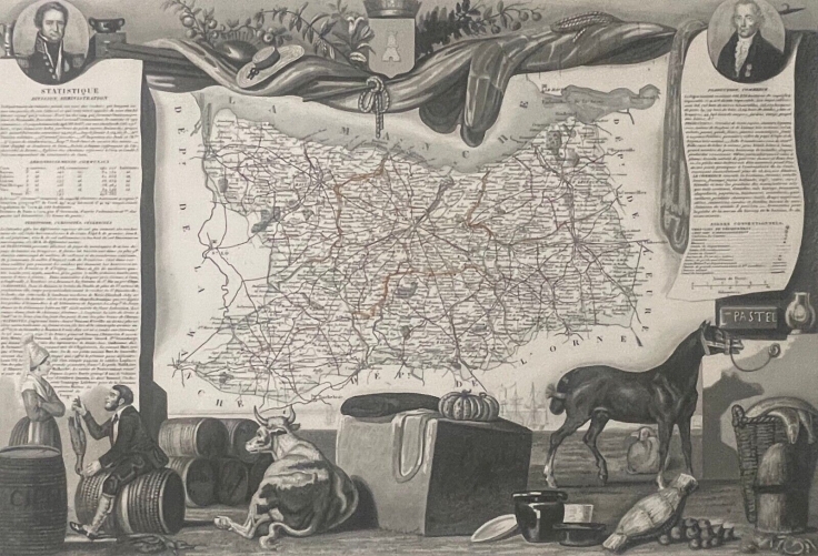 calvados_departement_francais_carte_de_1850_france_normandie