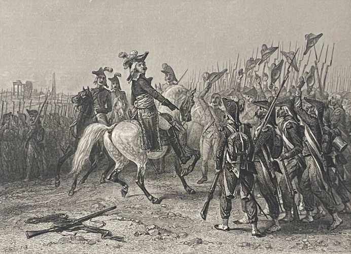 kleber_a_heliopolis_en_1800_egypte_france_gravure_vers_1837_dapres_raffet
